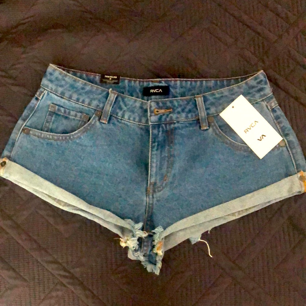 New RVCA jean Shorts